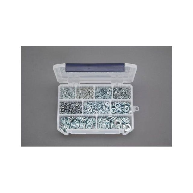 エスコ M2-M12 スプリングワッシャーセット（ユニクロメッキ） ESCO バイク 車 自動車 自転車の通販は