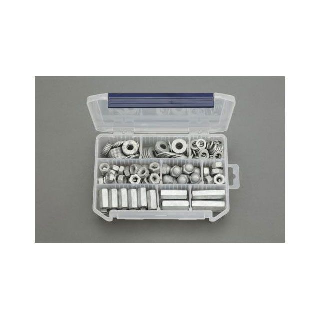 エスコ 六角ナット・ワッシャーセット（どぶメッキ） ESCO バイク 車 自動車 自転車の通販は