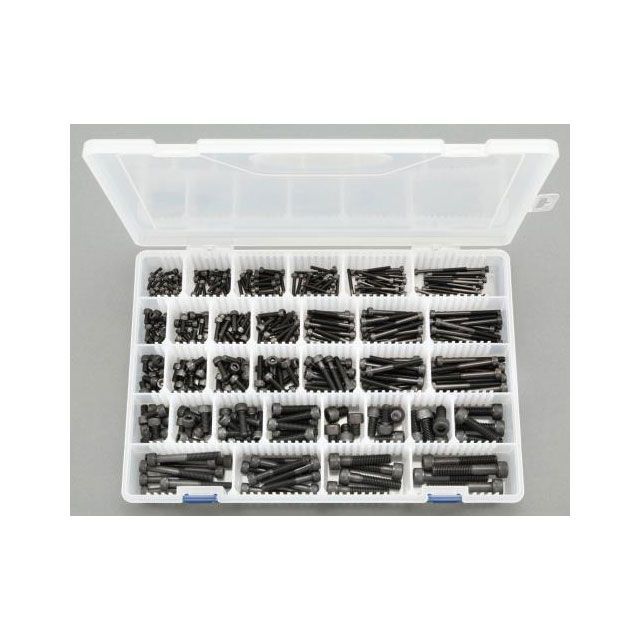 M4 六角穴付ボルトセット ステンレス/黒 EA949MK-14 エスコ ESCO エスコ (ESCO) M4 六角穴付ボルトセット(ステンレス&frasl;黒) EA949MK-14