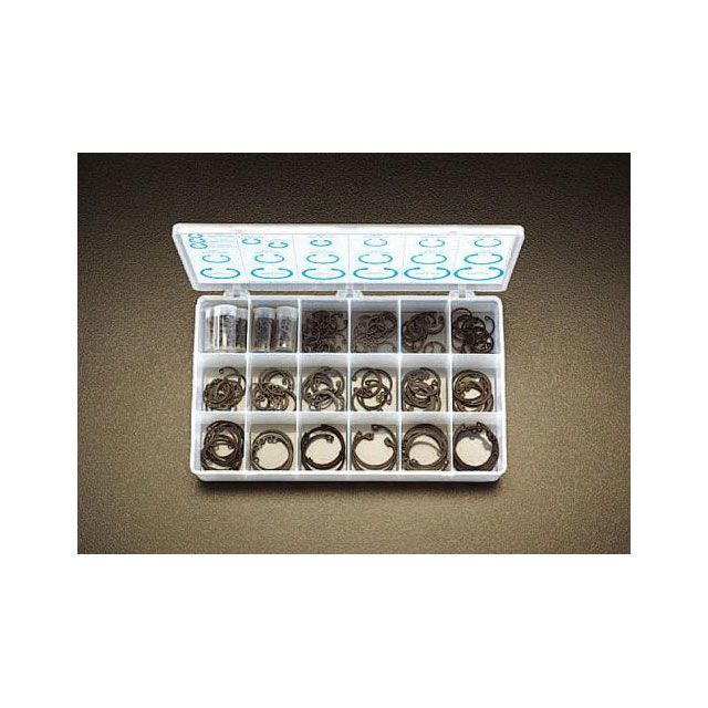 エスコ 10-40mm 穴用スナップリングキット ESCO