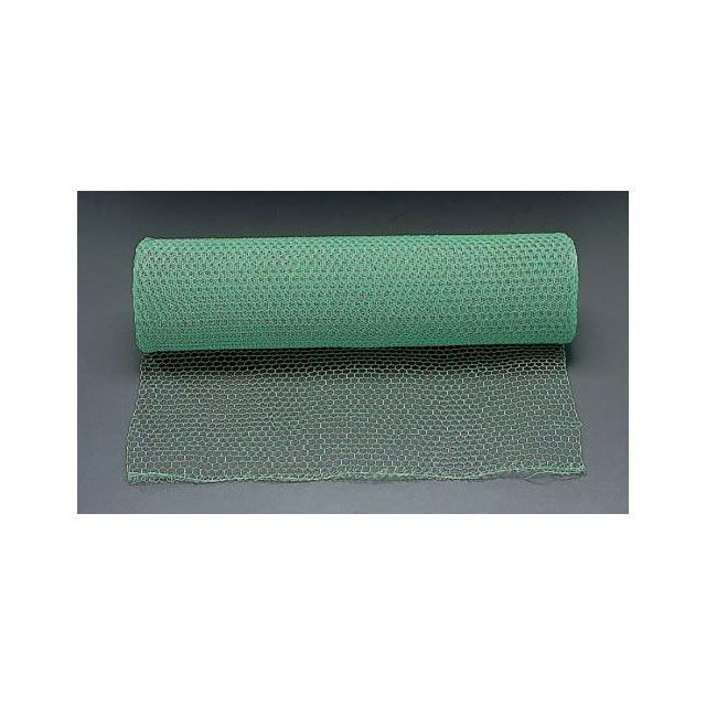 エスコ 0.91x30m/＃20/20mm目 亀甲網（鉄ビニール被覆） ESCO