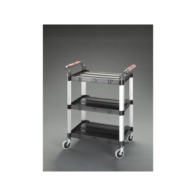 エスコ 750x460x980mm ツールワゴン（樹脂製） ESCO バイク 車 自動車 自転車の通販は