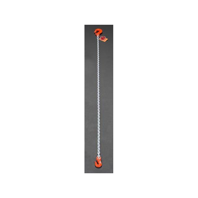 エスコ 1.0tonx2.0m スリングチェーン（グラブフック・1本懸け） ESCO
