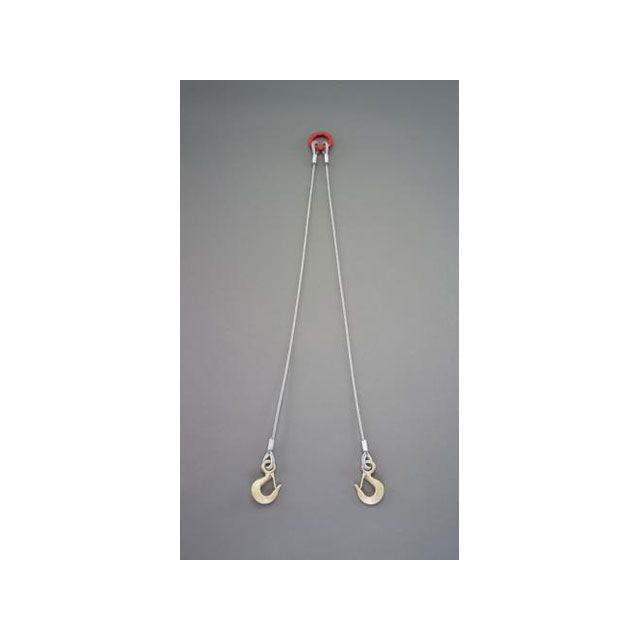 エスコ 1.4 tonx2.0m ワイヤースリング（2本懸け） ESCO バイク 車 自動車 自転車