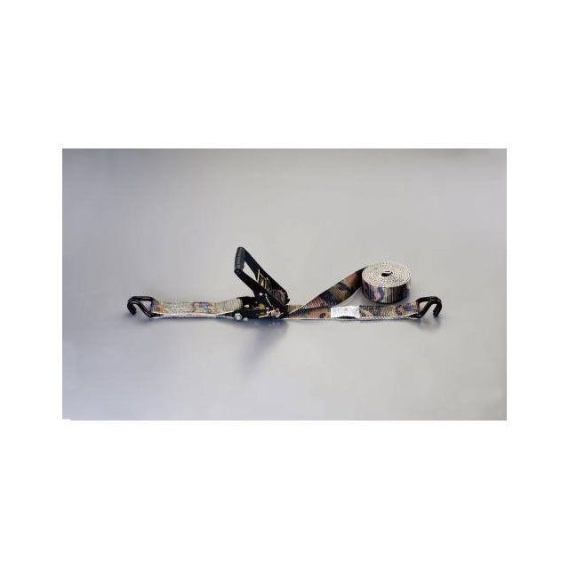 エスコ 1500kg/50mmx4.8mベルト荷締機（ラチェット式/カモ） ESCO バイク 車 自動車 自転車の通販は 5,327円