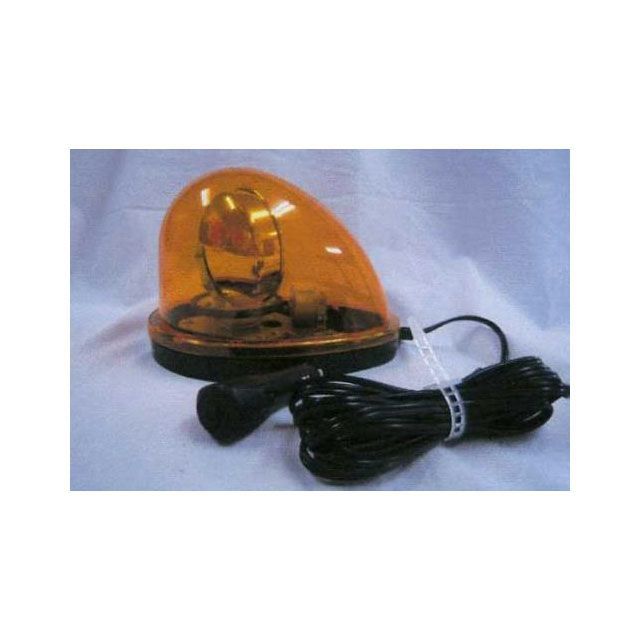 エスコ DC12V/24V 自動車用LED回転灯（黄色） ESCO バイク 車 自動車 自転車の通販は