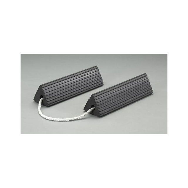 エスコ 457x127x110mm ホイールチョーク（2個組） ESCO