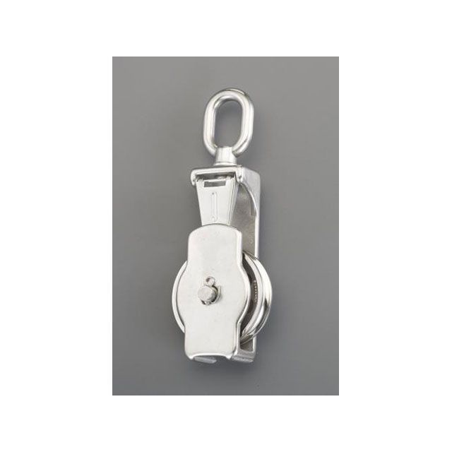 エスコ 76.0mm ロープ用 リング付滑車（ステンレス製） ESCO バイク 車 自動車 自転車の通販は