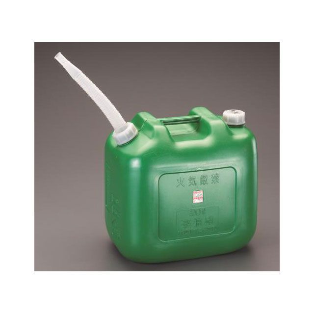 エスコ 20L ポリ軽油缶（4個） ESCO バイク 車 自動車 自転車