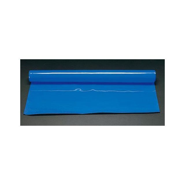 エスコ 1.0x5.0m/4.0mm ゴムシート（ブルー） ESCO