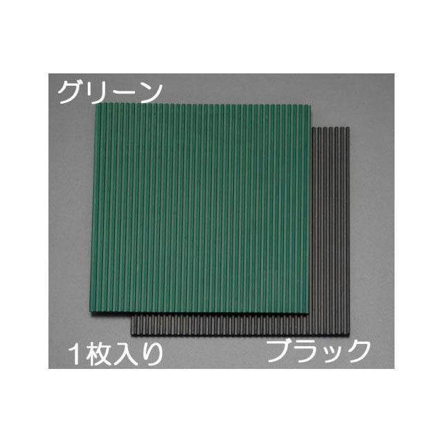 エスコ 100x100x6.0mm ゴム板（筋入/黒） ESCO バイク 車 自動車 自転車