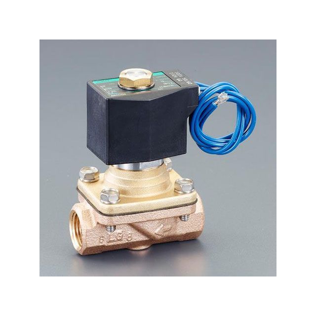 エスコ AC100V・Rc1/4” 2道のり電磁弁（飛行士蹴り付ける式）（ク ESCO