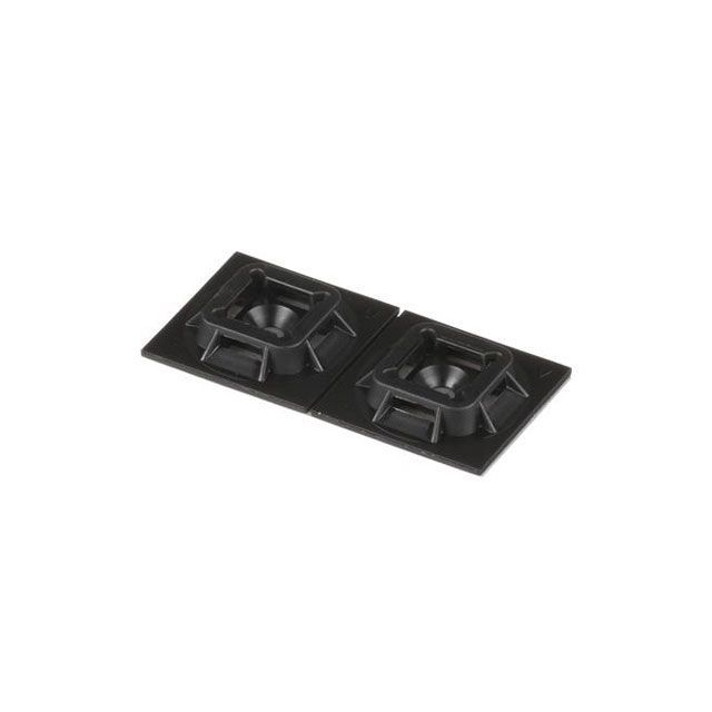 エスコ 28.4x28.4mm結束バンド用ベース（粘着付/100個） ESCO