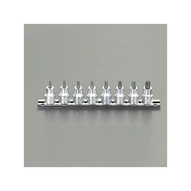 エスコ 3/8”DR TORX ビットソケット仕かける（8個組） ESCO