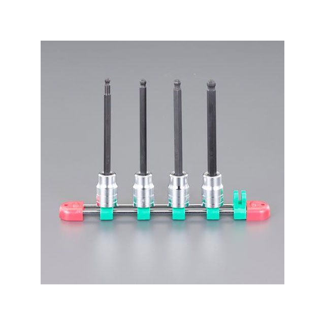 エスコ 1/2”DRx5-8mm Ball-Hex ロングビットソケットセット ESCO