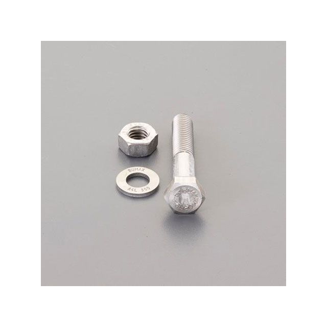 エスコ M16x 80mm強力六角ボルト（SUS/ナットワッシャ付半ネジ） ESCO バイク 車 自動車 自転車の通販は 7,525円