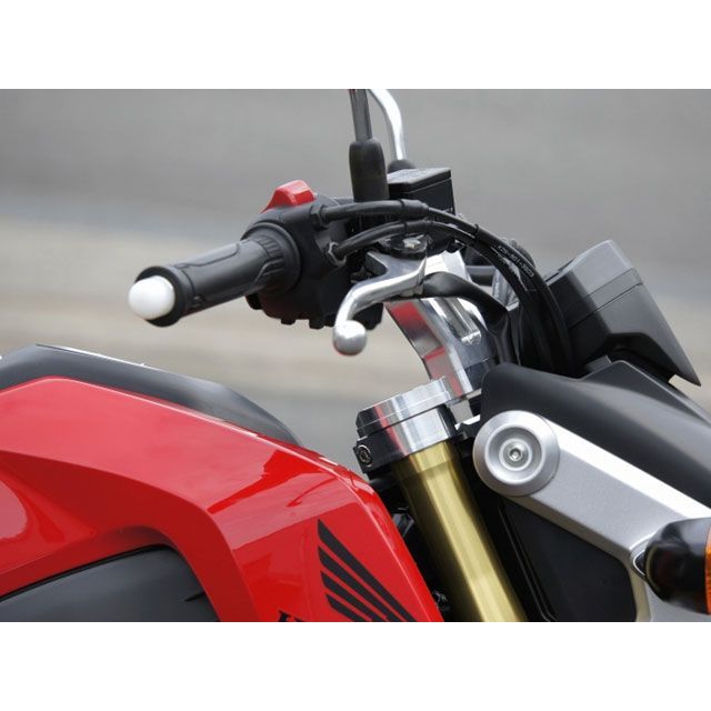オーバーレーシング GROM スポーツライディング ハンドルキット カラー シルバー OVER RACING_4
