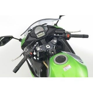 オーバーレーシング Ninja400 スポーツライディング ハンドルキット カラー ブラック OVER RACING_1