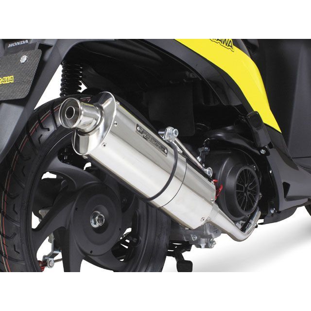 SP武川 Dio110 パワーサイレントオーバルマフラー（政府認証） SP