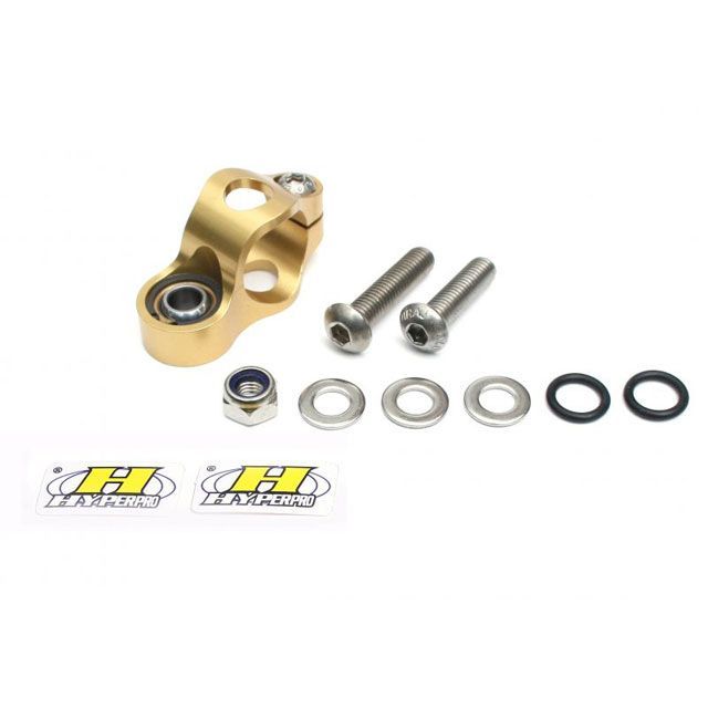 ハイパープロ ZX-9R CNCステアリングダンパーステー 75mm/TYPE-1