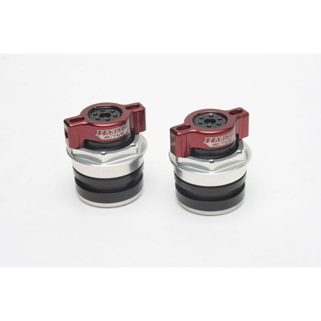 ハイパープロ Ninja250/ABS Ninja250R プリロードアジャスター レッド HYPERPRO バイクの通販は