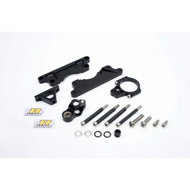 ハイパープロ CNCステアリングダンパーステーSET 75mm ブラック HYPERPRO バイクの通販は