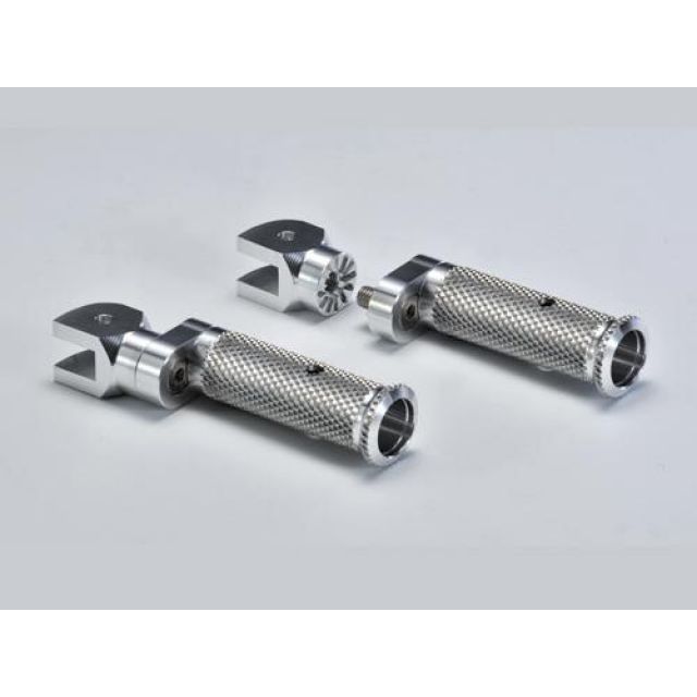 アエラ HyperMotard（SP）/Hyperstrada 可変ステップバー70mm/ローレットタイプ カラー ブラック AELLA バイクの通販は