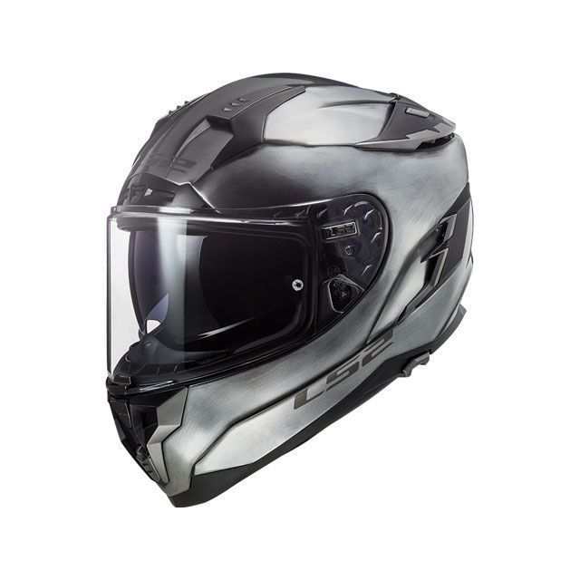 エルエスツーヘルメット アウトレット品 CHALLENGER F/チャレンジャーF（チタニウム） サイズ S LS2 HELMETS バイク