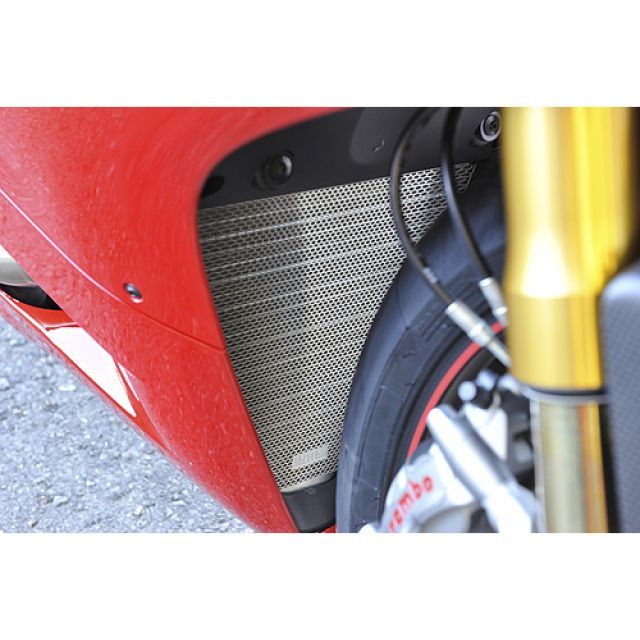 アエラ 1199PANIGALE ラジエタープロテクターUP＆LO カラー ステンレス地肌 AELLA バイクの通販は冷却系