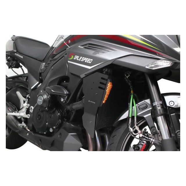 アクティブ KATANA LEDフロントウィンカー＆ラジエターシュラウド クリアレンズ ACTIVE バイクの通販は