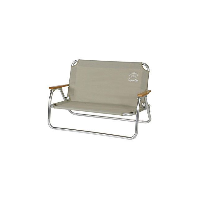 キャプテンスタッグ モンテ アルミ背付ローベンチ 960 CAPTAIN STAG