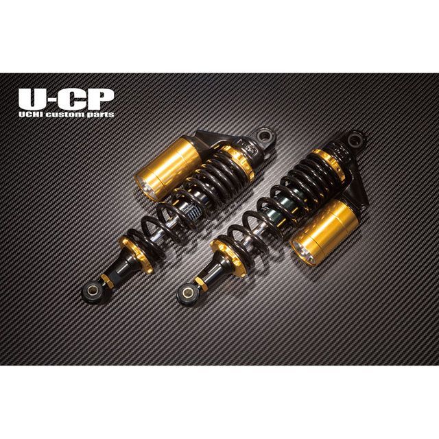 U-CP　リアサス　GSX400S　カタナ　レッド/ゴールド　サスペンション U-CP リアサス GSX400S カタナ レッド/ゴールド サスペンション