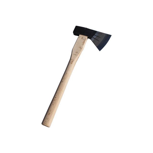 水野製作所 全鋼薩摩斧 450g 白樫 390mm 黒革シース【010-027】 水野製作所