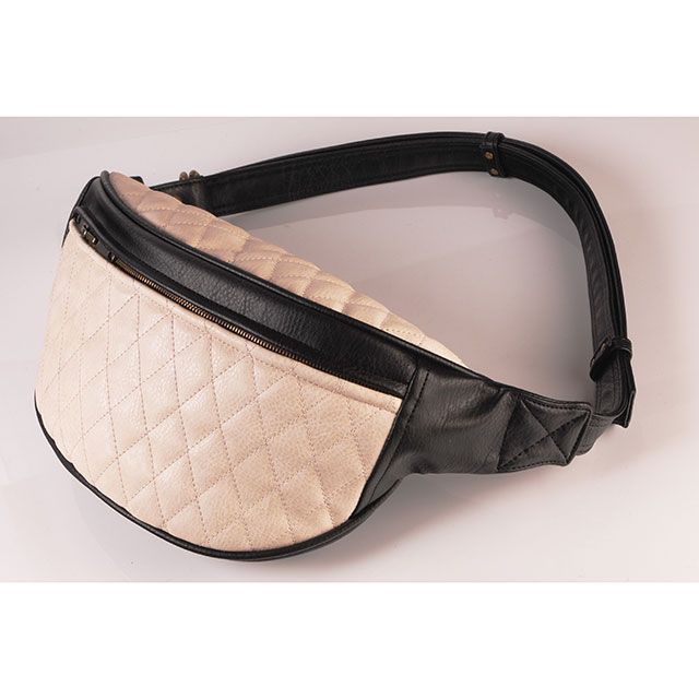 ディン証券業界 FANNY PACK（黒いこと＆象牙色） DIN MARKET
