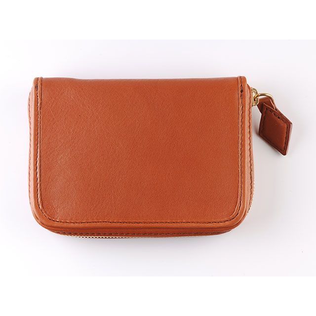 SHM LEATHER WALLET ミドル プレーン（オールドゴールド） SHM