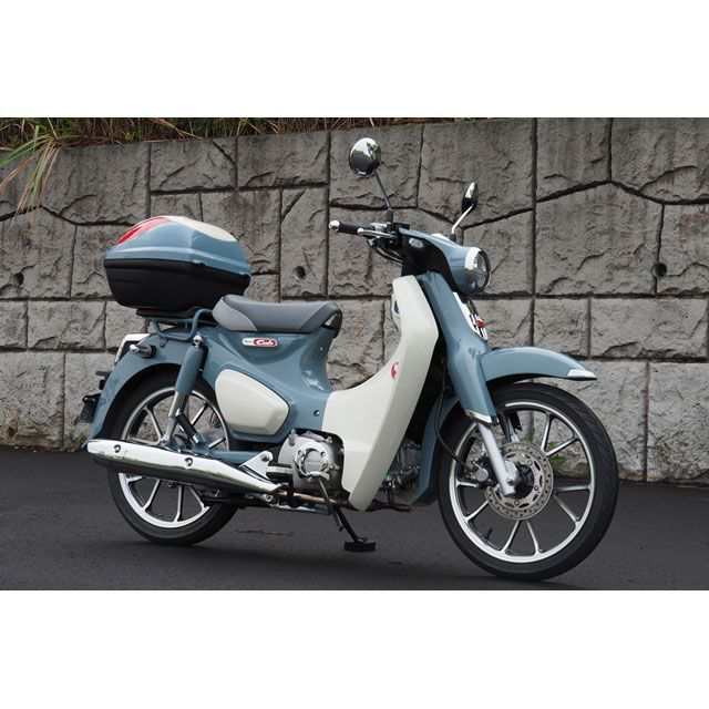 【特価品】ワールドウォーク スーパーカブC125 カブc125専用リアボックス パールカデットグレー×パールシュガーケンベージュ（グレー） WW  …｜au PAY マーケット