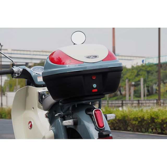 【特価品】ワールドウォーク スーパーカブC125 カブc125専用リアボックス パールカデットグレー×パールシュガーケンベージュ（グレー） WW  …｜au PAY マーケット