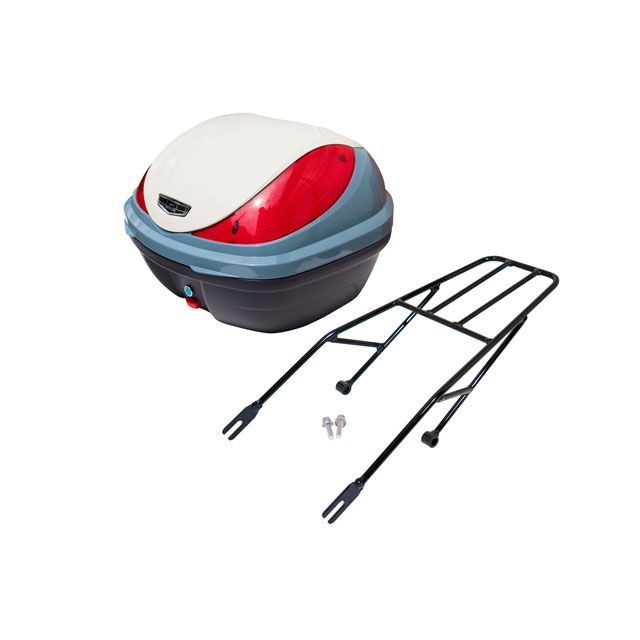 ワールドウォーク スーパーカブC125 スーパーカブC125用リアキャリア専用リアボックスセット（グレー） WW バイクの通販は 20,564円