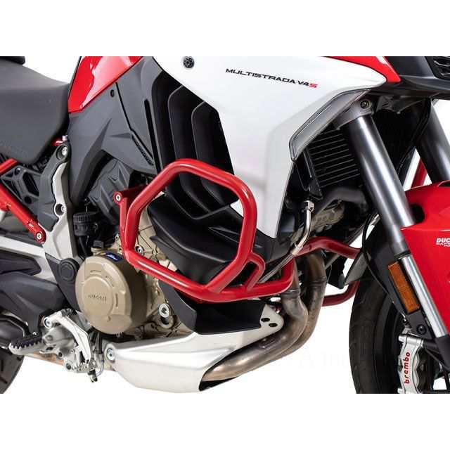 ヘプコ＆ベッカー Multistrada V4/S/S Sport エンジンガード Red HEPCO＆BECKER バイクの通販は