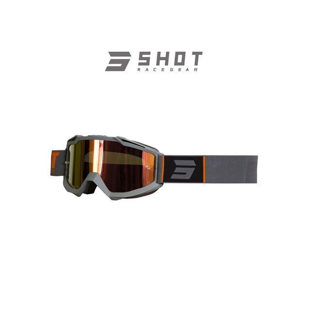 SHOT RACE GEAR ゴーグル IRIS（グレーオレンジ） SHOT RACE GEAR バイク