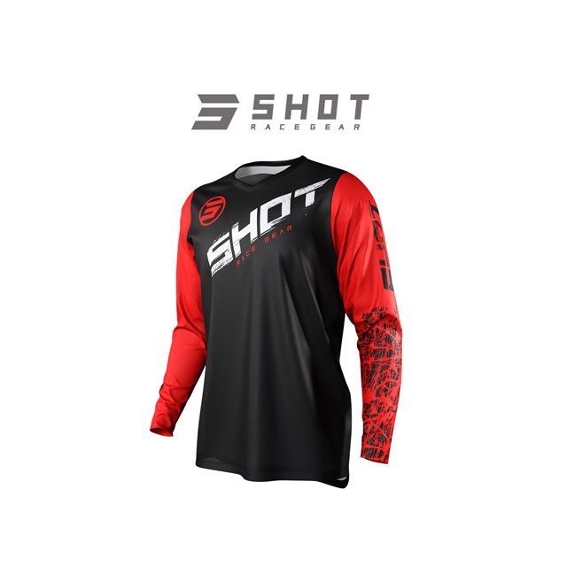 SHOT RACE GEAR ジャージ DEVO SLAM（レッド） サイズ XL SHOT RACE GEAR バイクの通販は 6,750円