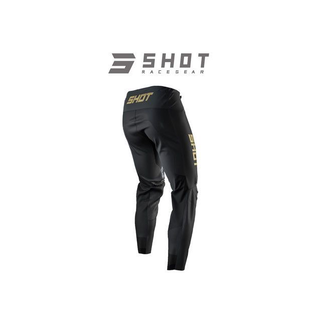 SHOT RACE GEAR パンツ CONTACT DRAW（ゴールド） サイズ 34 SHOT RACE GEAR バイクの通販は