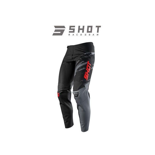 SHOT RACE GEAR パンツ CONTACT DRAW（レッド） サイズ 30 SHOT RACE GEAR バイクの通販は