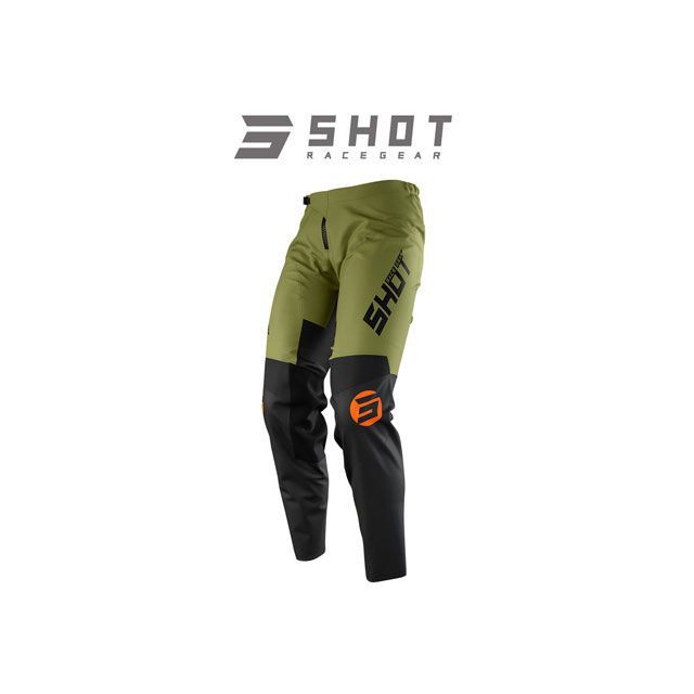 SHOT RACE GEAR パンツ DEVO STORM（カーキ） サイズ 30 SHOT RACE GEAR バイク