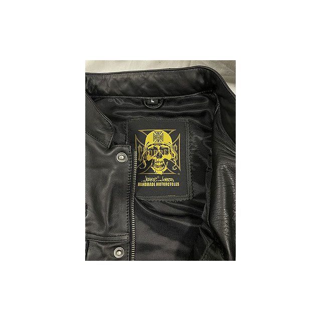 ウエストコーストチョッパーズ クラシックレザーベスト ブラック サイズ L WEST COAST CHOPPERS_6