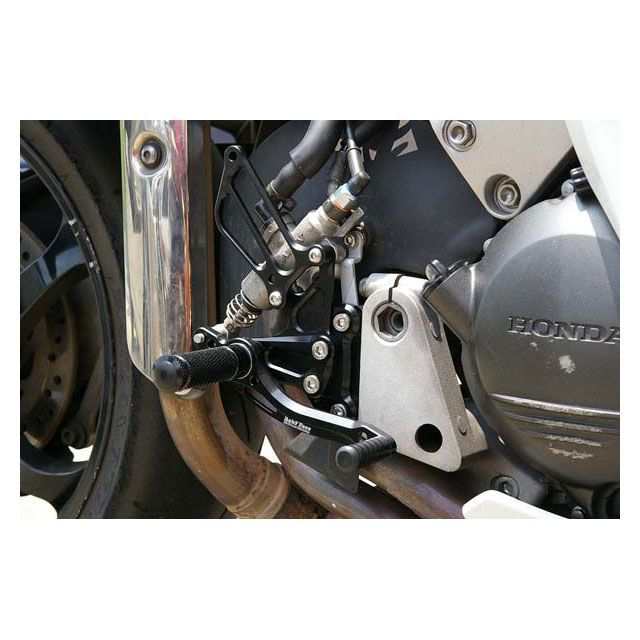 ベビーフェイス VFR800 VTEC/Interceptor バックステップキット シフタースイッチ対応 カラー ブラック BABYFACE バイク