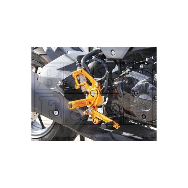 ベビーフェイス GROM バックステップキット レースシフト カラー ブラック BABYFACE_1