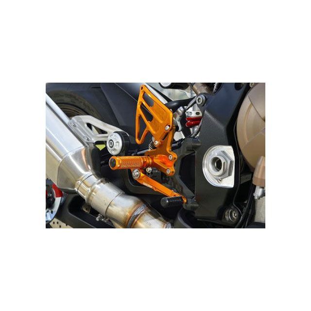 ベビーフェイス S1000RR バックステップキット サイレンサーブラケット無 カラー シルバー BABYFACE_1