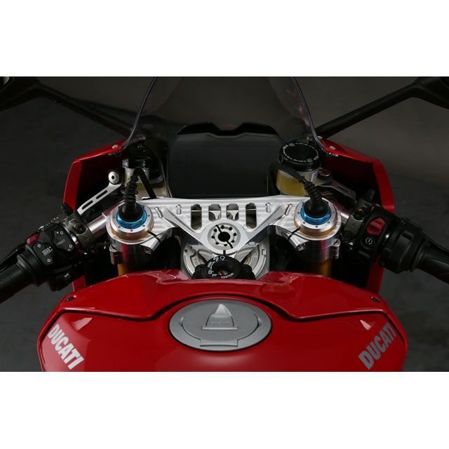 アエラ パニガーレV4/V4S/V4R トップブリッジ MotoGPデザイン カラー ブラック AELLA バイクの通販は