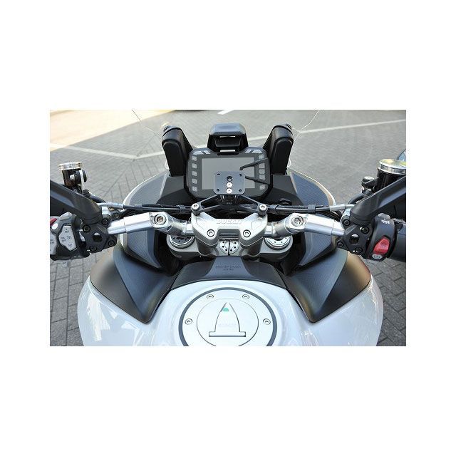 アエラ ムルティストラーダ1260/1260S/パイクスピーク アルミ削り出し可変ハンドル カラー ホワイト AELLA